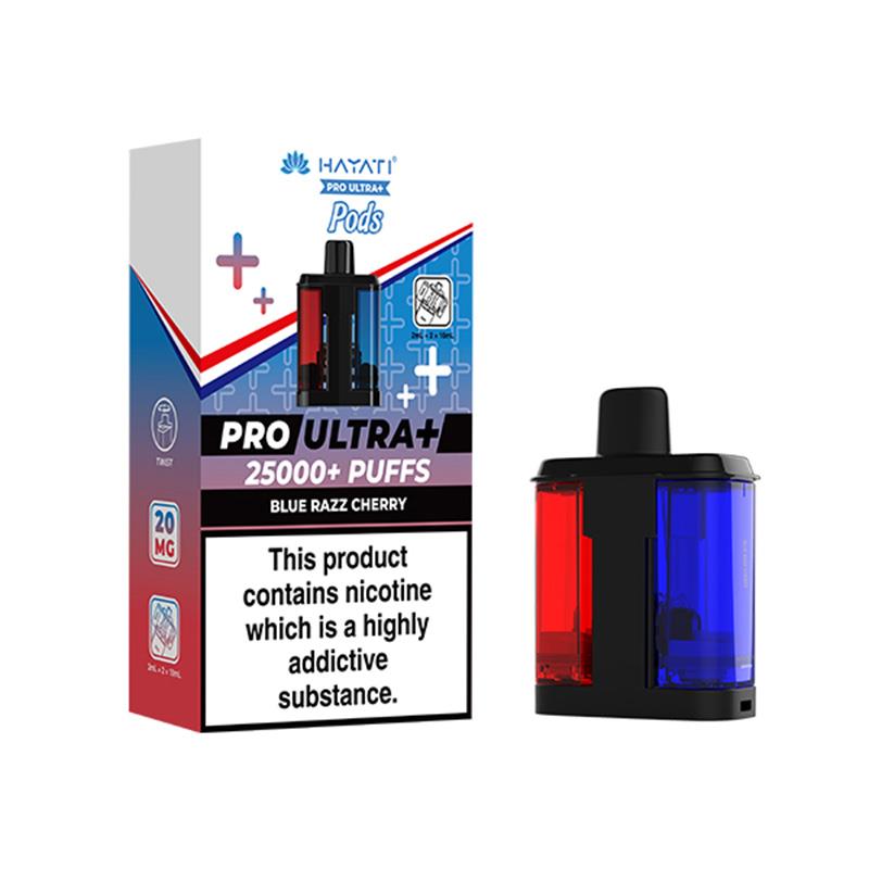 Hayati Pro Ultra Plus 25000 Prefilled Replacement Pods Hayati
