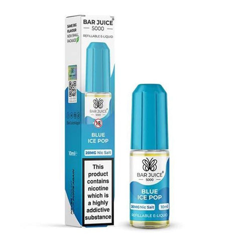 Blue Ice Pop 10ml Nic Salt By Bar Juice 5000 Bar Juice 5000