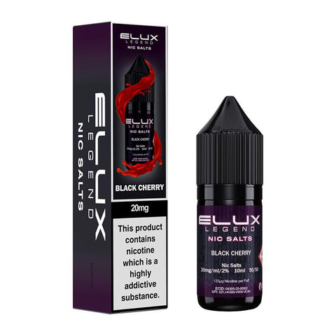 Black Cherry By Elux Legend 10ml Salts Elux