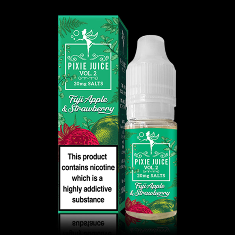 Fuji Apple and Strawberry 10ml Nic Salt By Pixie Juice Vol 2