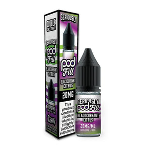 Blackcurrant Citrus By Seriously Pod Fill Salts 10ml