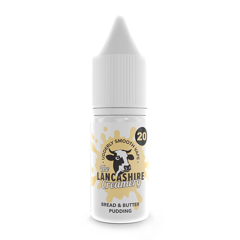 Bread Butter Pudding By The Lancashire Creamery 10ml Nic Salt Lancashire Creamery