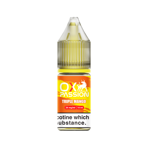 Triple Mango 10ml Nic Salt By Ox Passion 20mg (out of date) Ox Passion