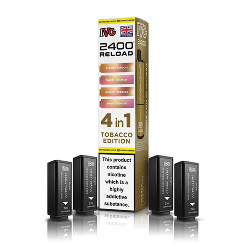 I VG 2400 Reload 4 in 1 Prefilled Replacement Pods