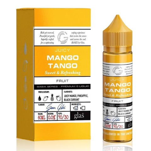 Mango Tango By Glas Basix 50ml Shortfill Glas