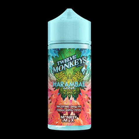 Harambae Ice By Twelve Monkeys Ice Age 100ml Shortfill Twelve Monkeys
