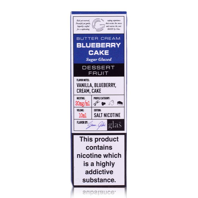 elfbar nachfüll pod läuft aus BLUEBERRY CAKE – GLAS VAPOR BASIX – ASIA VAPE SHOP main image 1