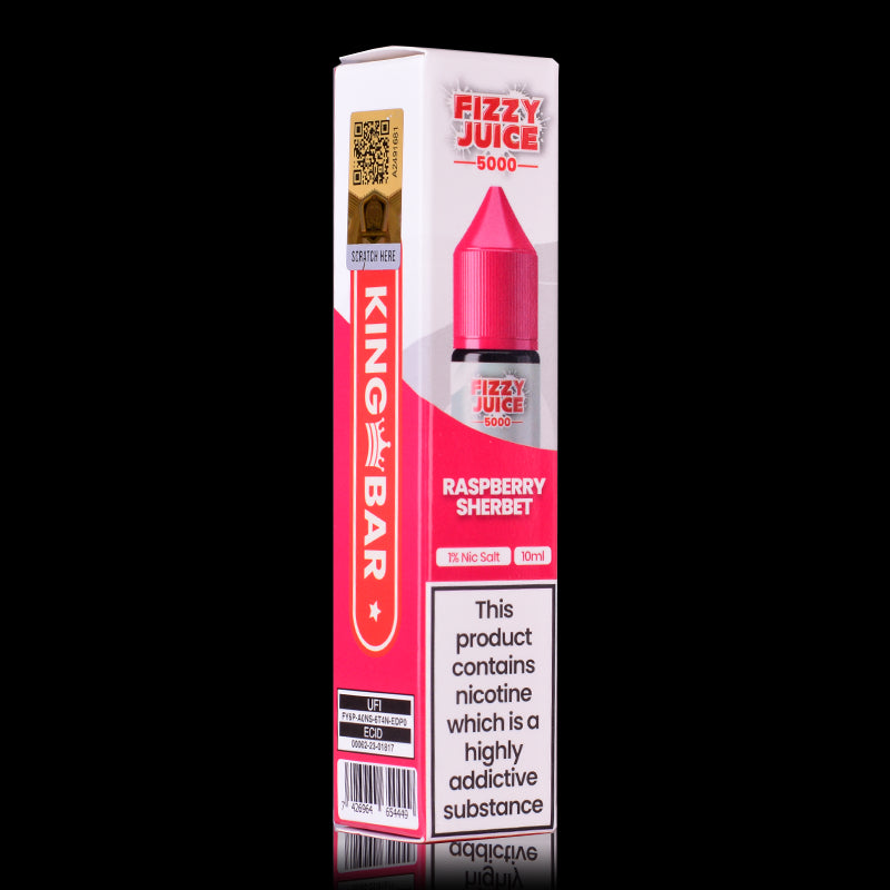 Raspberry Sherbet By Fizzy Juice Salt 10ml
