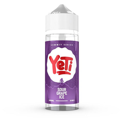 Sour Grape Ice By Yeti Summit 100ml Shortfill