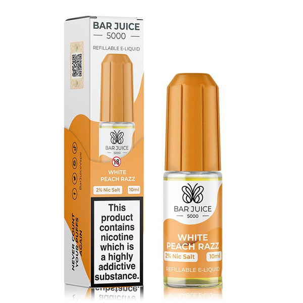 White Peach Razz By Bar Juice 5000 Salt 10ml