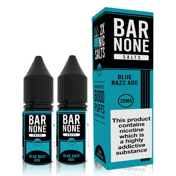Blue Razz Ade By Bar None 10ml Nic Salts Twin Pack