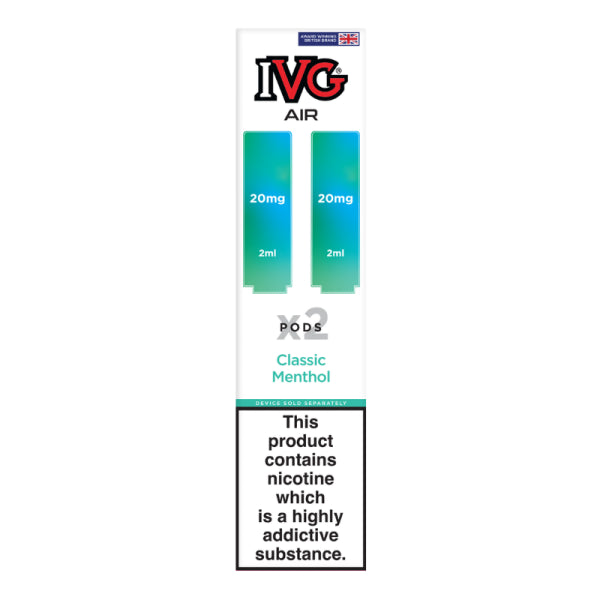 I VG Air Replacement Pods 2 Pack 20mg