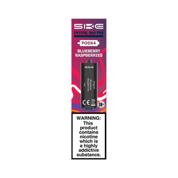 SKE Crystal 4 in 1 Replacement Pods 4 Pack