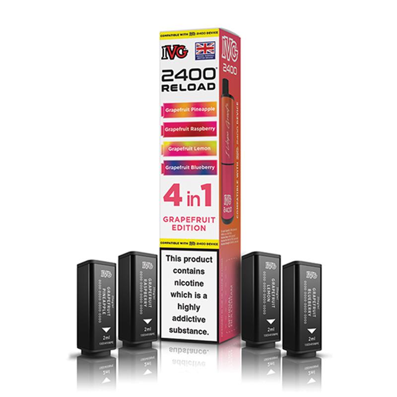 I VG 2400 Reload 4 in 1 Prefilled Replacement Pods