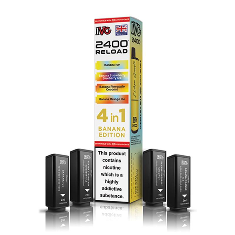 I VG 2400 Reload 4 in 1 Prefilled Replacement Pods
