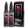 Deluxe Passionfruit and Rhubarb By Riot Squad BLCK EDTN Shortfill 2x50ml Riot Squad