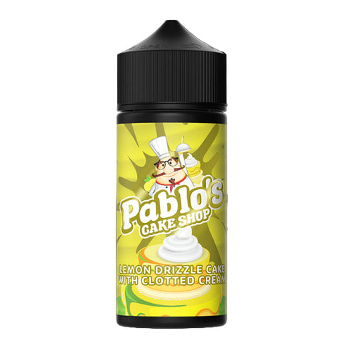 Lemon Drizzle Cake By Pablo's Cake Shop 100ml Shortfill Pablos Cake Shop
