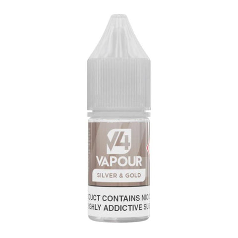 Silver and Gold By V4 Vapour Tobacco 10ml V4 Vapour