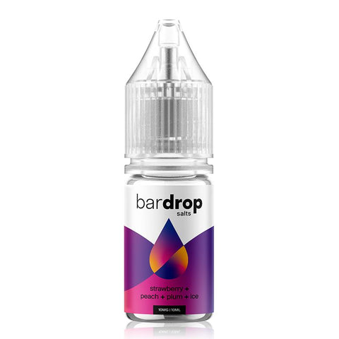 Strawberry Peach Plum Ice By Bar Drop Salts 10ml Bar Drop Salts