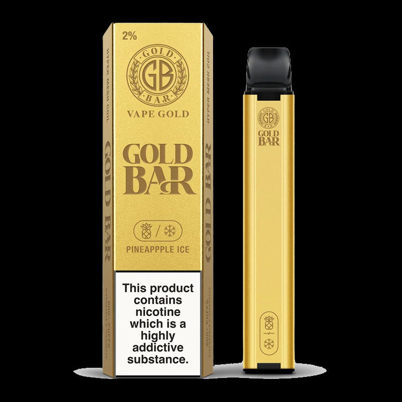 Gold Bar 600 Disposable pod system 20mg Salts