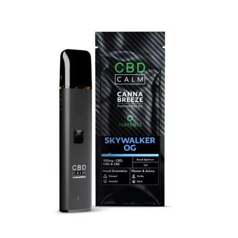 CBD Calm Prefilled Pod Kit By Cannabreeze Cannabreeze