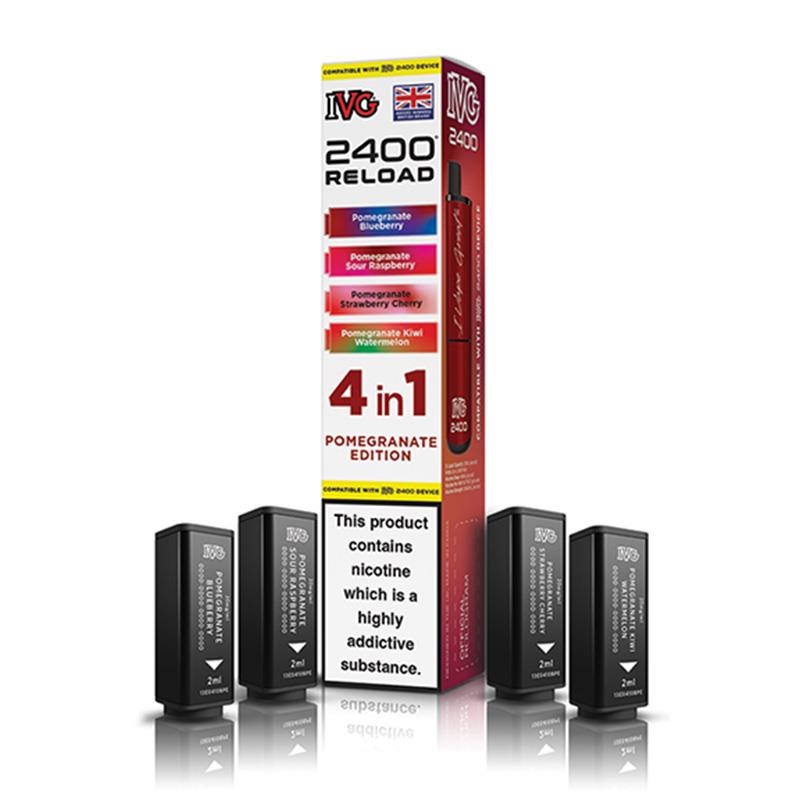 I VG 2400 Reload 4 in 1 Prefilled Replacement Pods