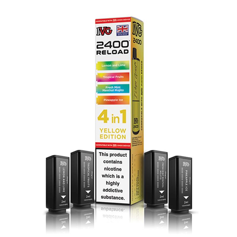 I VG 2400 Reload 4 in 1 Prefilled Replacement Pods