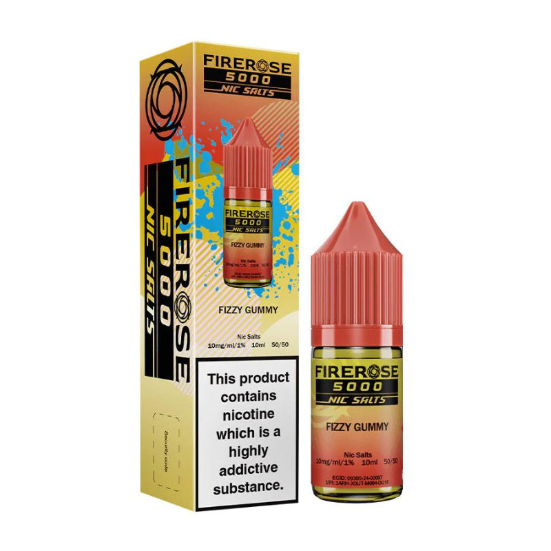 Fizzy Gummy By Elux Firerose 5000 10ml Salts