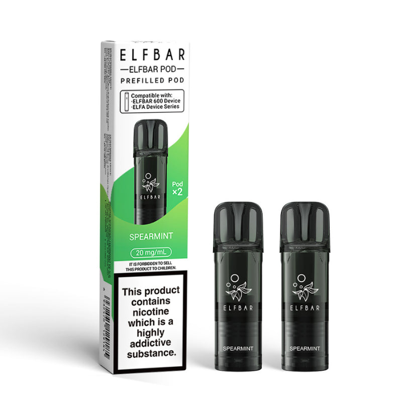 Elf Bar 600 Replacement Pre Filled Pods 2 Pack