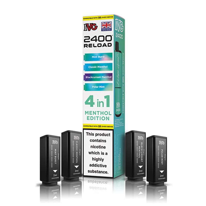 I VG 2400 Reload 4 in 1 Prefilled Replacement Pods