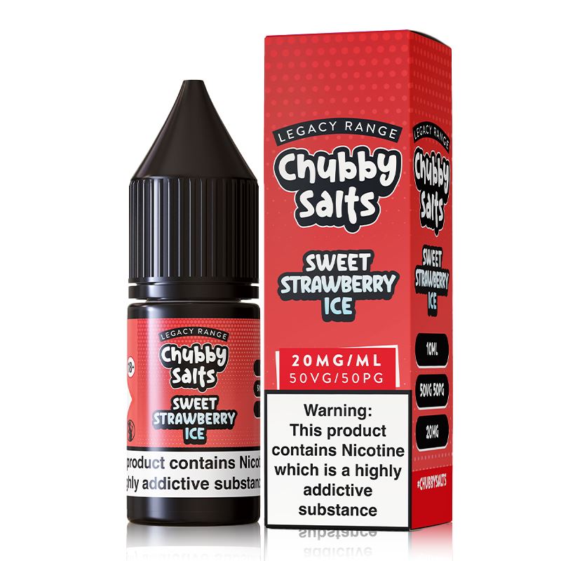 Sweet Strawberry ICE By Chubby Salts 10ml