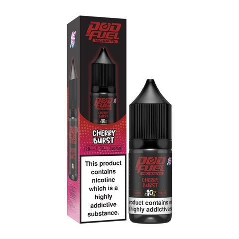 Cherry Burst 10ml Nic Salts By Pod Fuel (Out Of Date) Pod Fuel