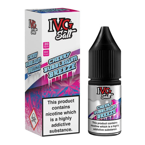 Cherry Bubblegum Breeze 10ml By I VG Salt I VG