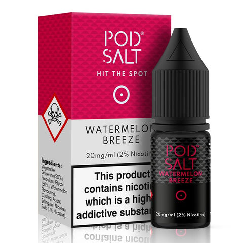Watermelon Breeze By Pod Salt 10ml Pod Salt