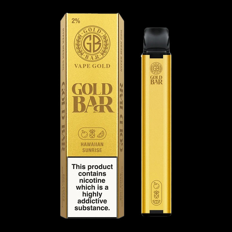 Gold Bar 600 Disposable pod system 20mg Salts