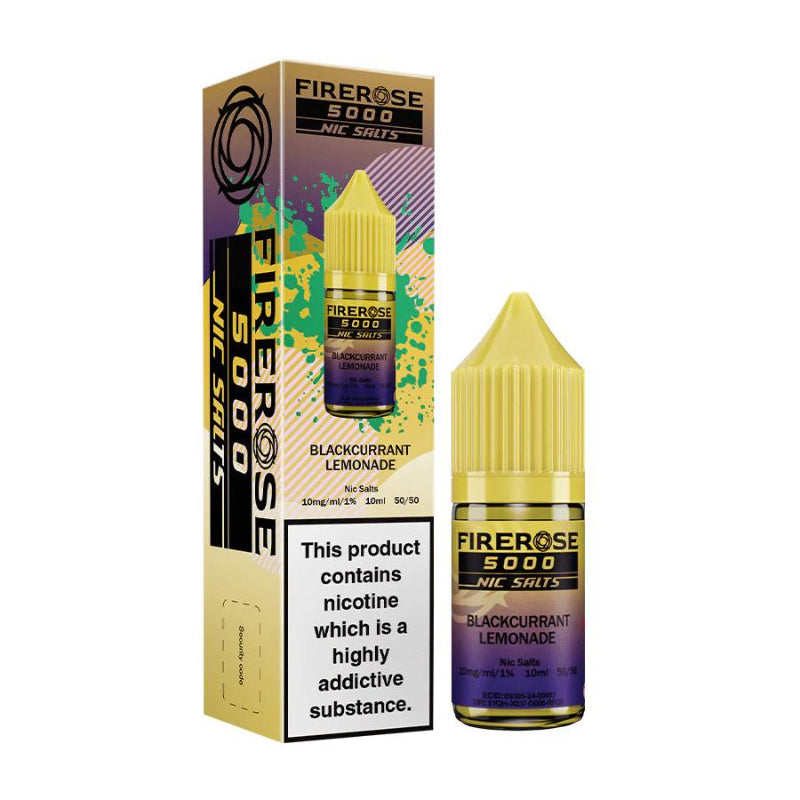 Blackcurrant Lemonade By Elux Firerose 5000 10ml Salts