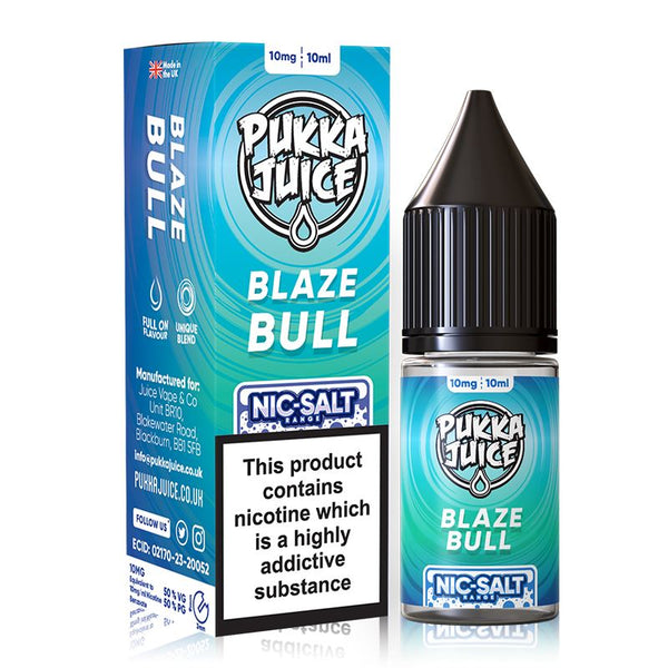 Blaze Bull 10ml Nic Salt By Pukka Juice