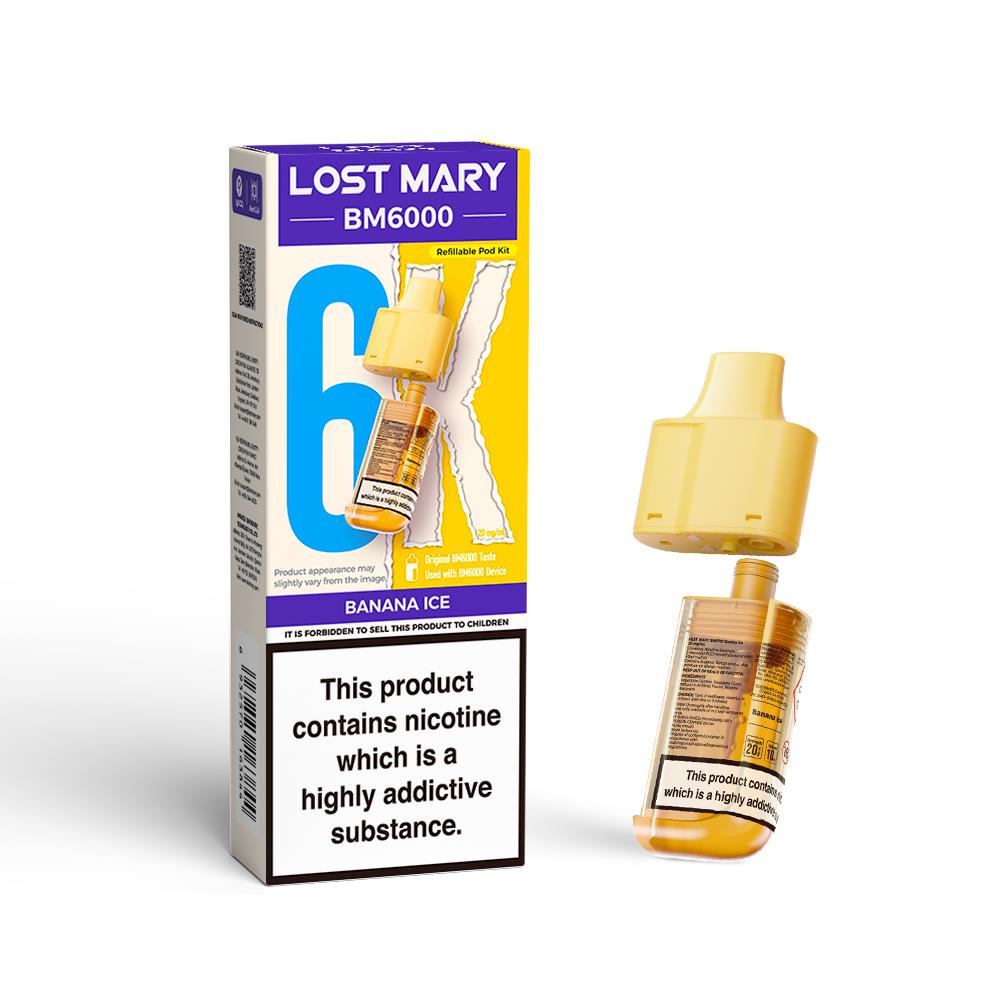 BM6000 Prefilled Replacement Pod By Lost Mary