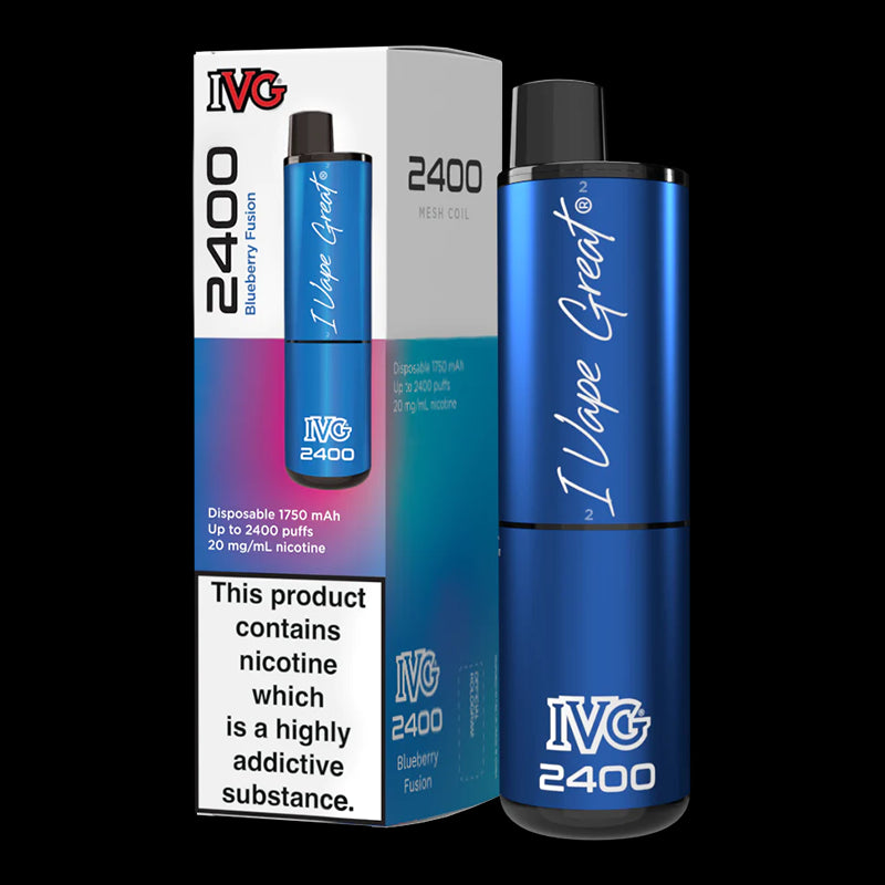 I VG 2400 Puff Multi Flavour Disposable Vape 20mg