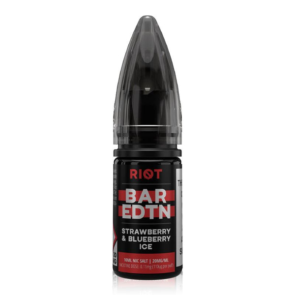Strawberry Blueberry ICE By Riot Squad Bar EDTN Salts 10ml