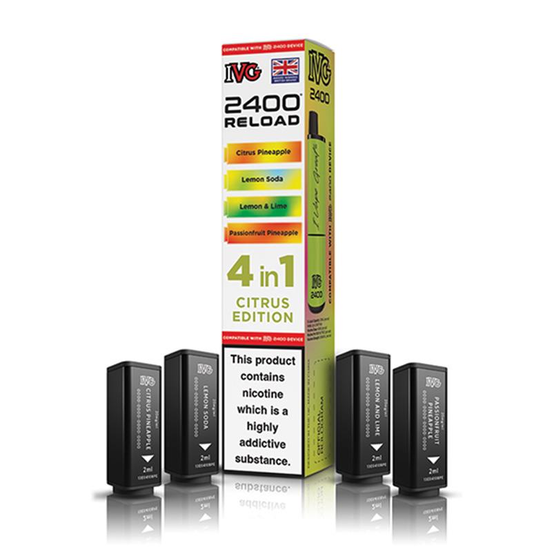 I VG 2400 Reload 4 in 1 Prefilled Replacement Pods