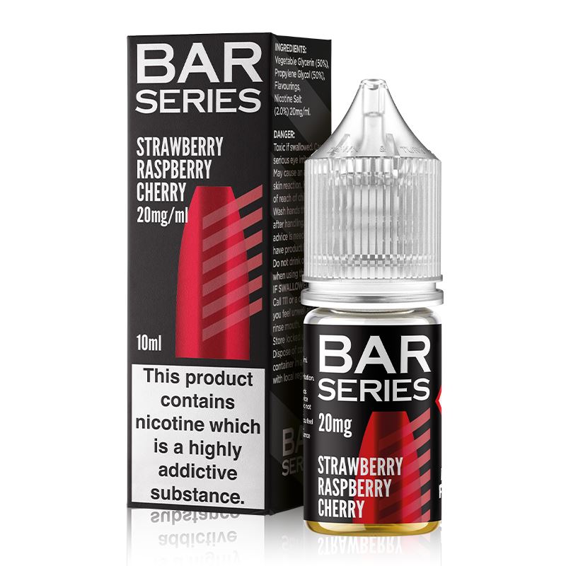 Strawberry Raspberry Cherry Nic Salt By Bar Series | Evolution Vaping ...