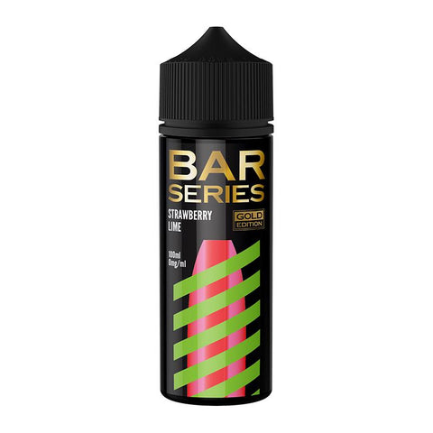 Strawberry Lime By Bar Series Gold Shortfill 100ml Bar Series