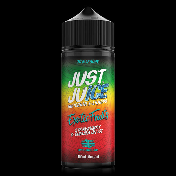 Strawberry And Caruba By Just Juice Exotic 100ml Shortfill