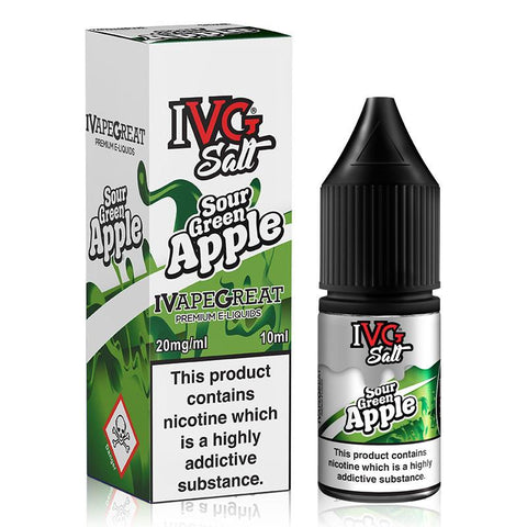 Sour Green Apple By I VG Salt 10ml I VG