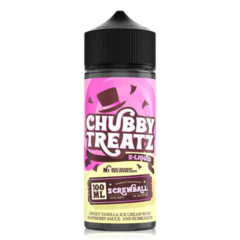 Screwball By Chubby Treatz 100ml Shortfill Chubby Eliquids