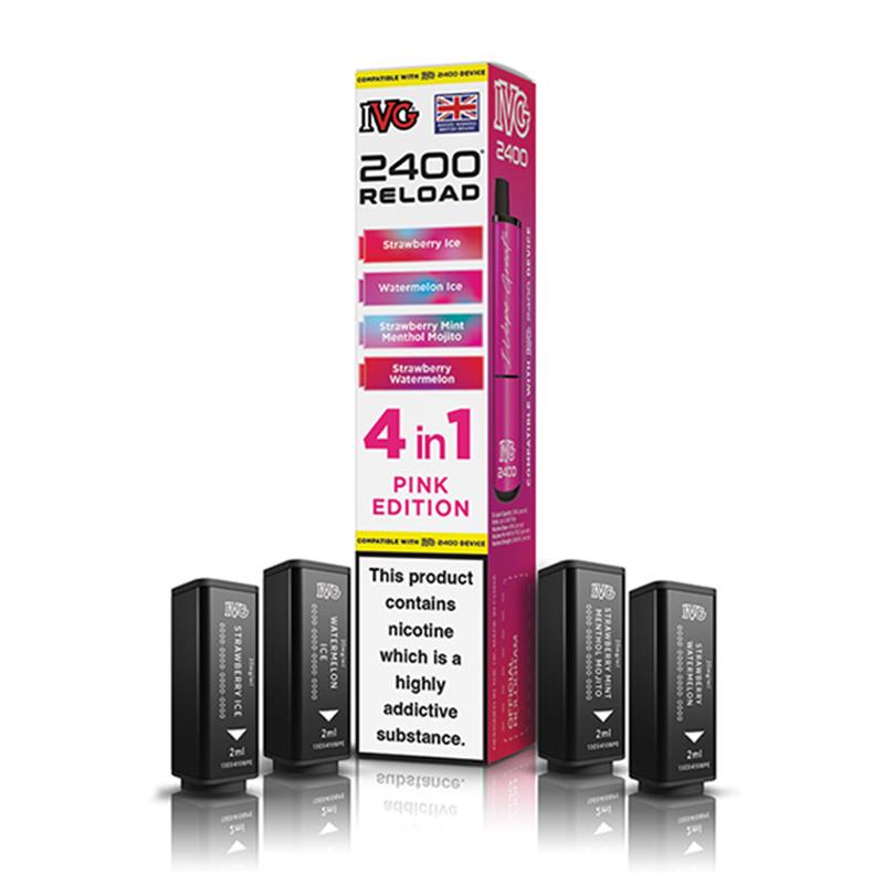 I VG 2400 Reload 4 in 1 Prefilled Replacement Pods
