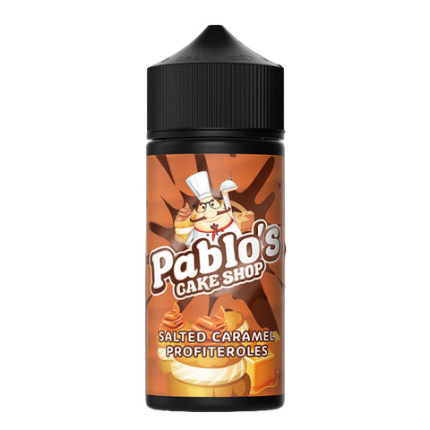 Salted Caramel Profiteroles By Pablo's Cake Shop 100ml Shortfill Pablos Cake Shop