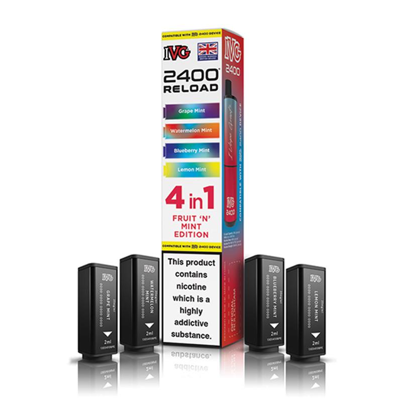 I VG 2400 Reload 4 in 1 Prefilled Replacement Pods