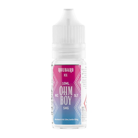Rhubarb Ice By Ohm Boy SLT 10ml Nic Salt Ohm Boy